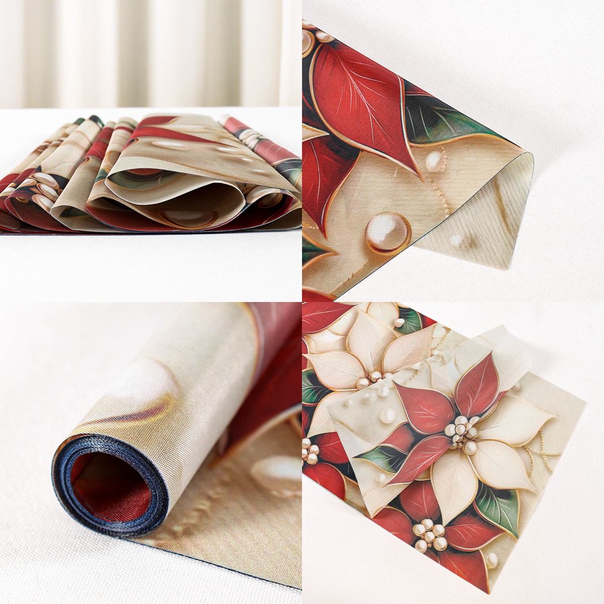 180*35cm Floral Christmas Tabl - Christmas Table Runner review and price