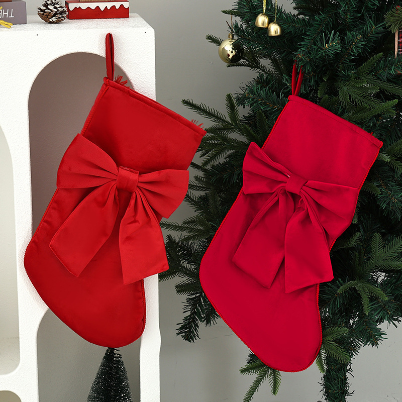 1pc Christmas Stockings, Bow G - Christmas Stocking Hanging review and price