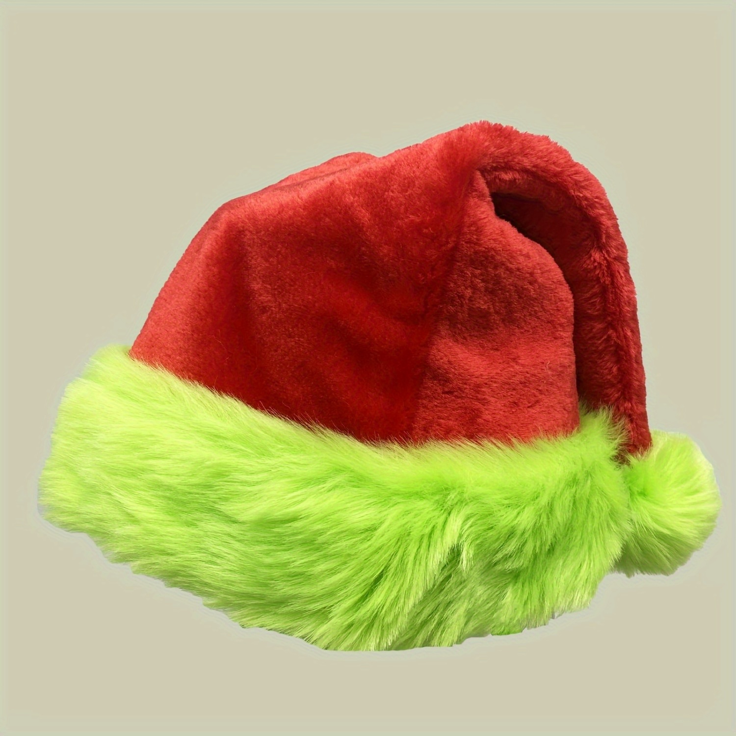 Fluorescent Green Edge Red San - Santa Hat Plush review and price