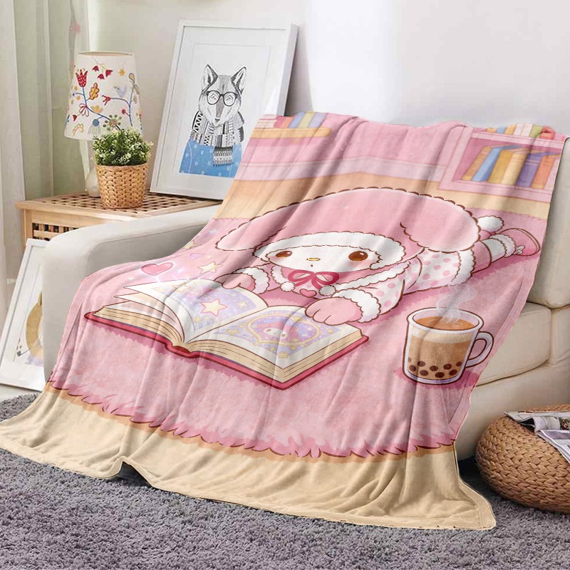 Sanrio Blanket Cozy Pink Flann - Christmas Throw Blanket review and price