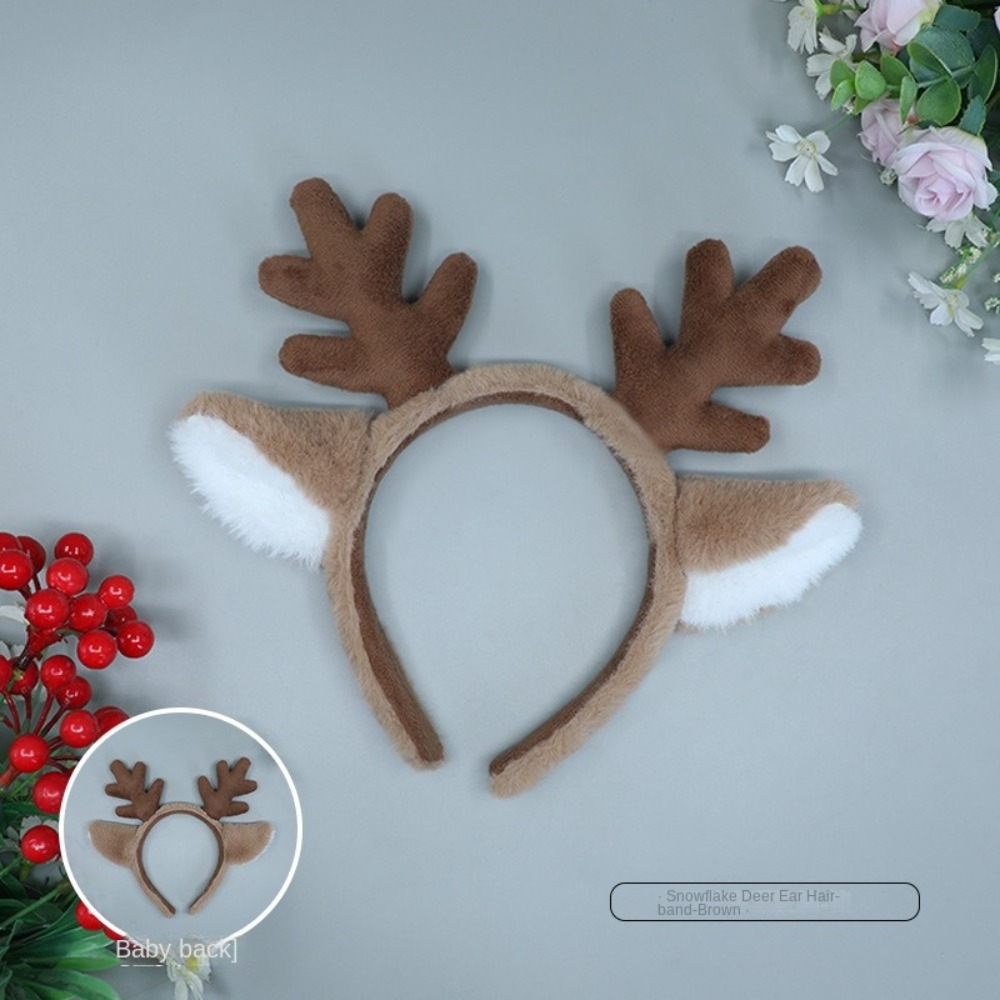 Soft Christmas Headband Fluffy - Reindeer Antlers Headband review and price