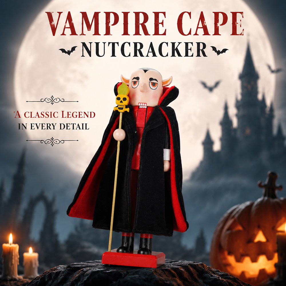 Halloween Solid Wood Nutcracke - Nutcracker Figurine review and price