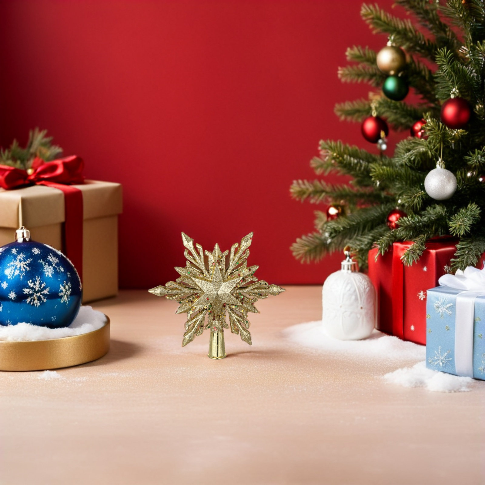 7 Snowflake Christmas Tree Top - Star Tree Topper review and price