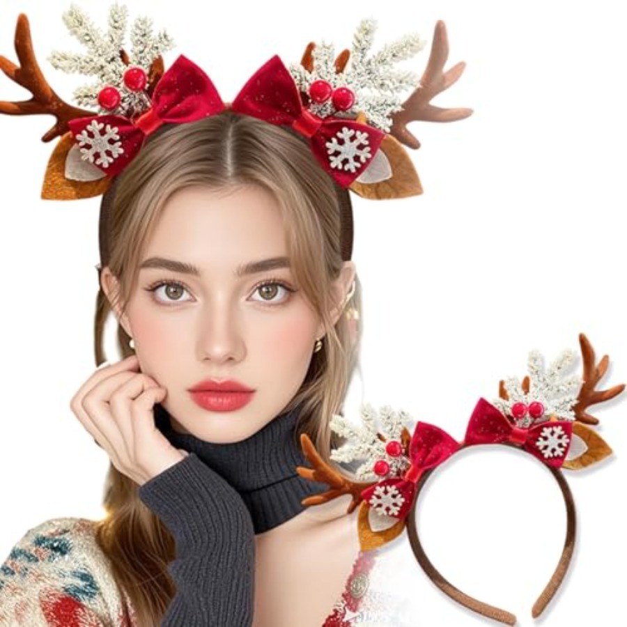 Cute Christmas Headband for Wo - Reindeer Antlers Headband review and price
