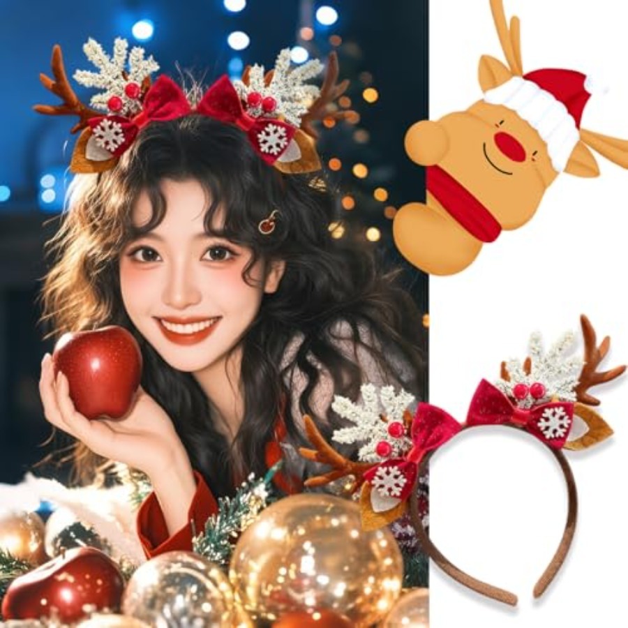 Cute Christmas Headband for Wo - Reindeer Antlers Headband review and price