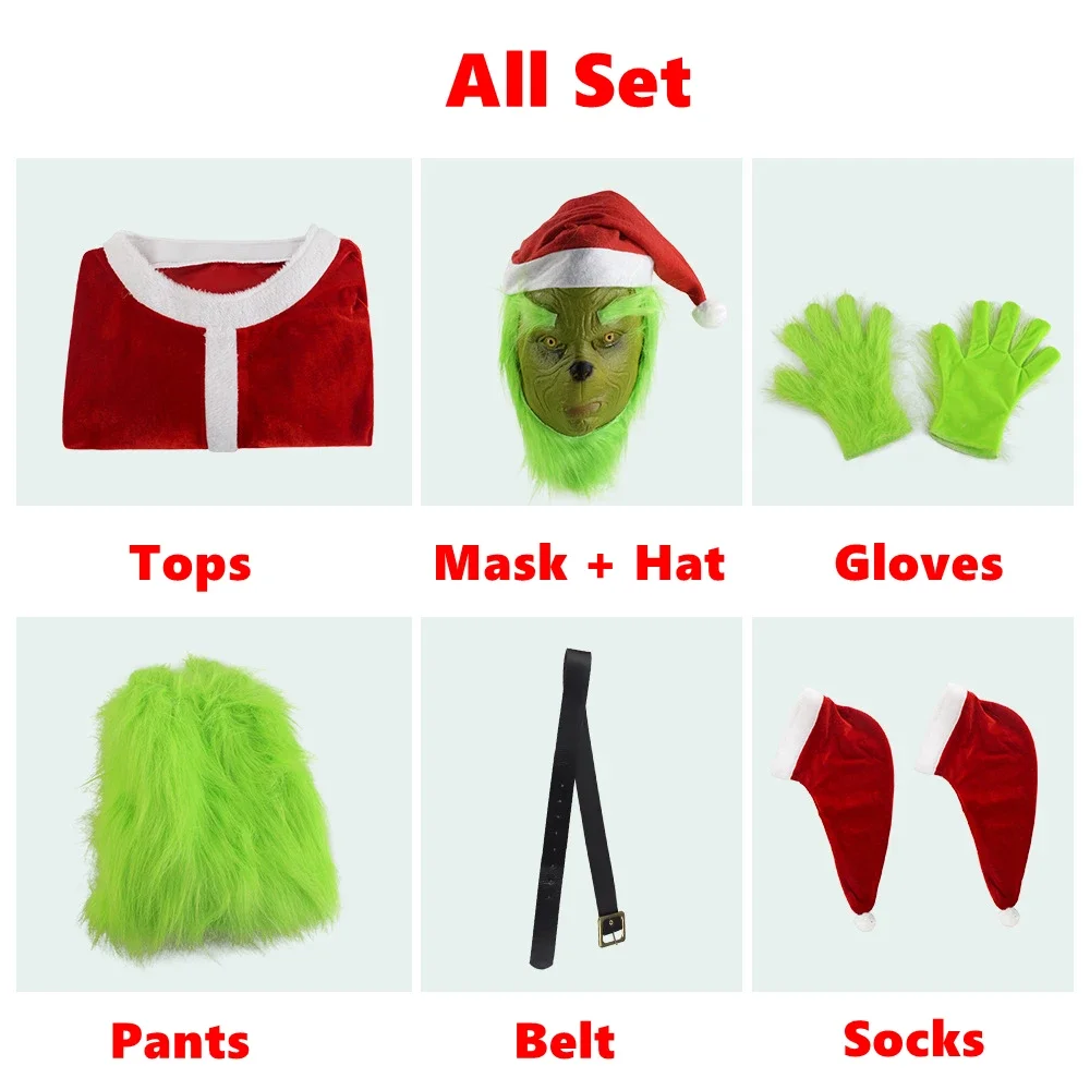 2026Cosplay Costumes Green Thi - Santa Hat Plush review and price