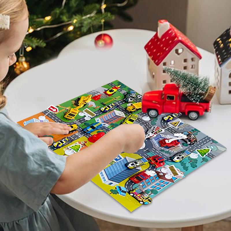 24pcs Car Toy Set Christmas Ad - Advent Calendar Gift review and price